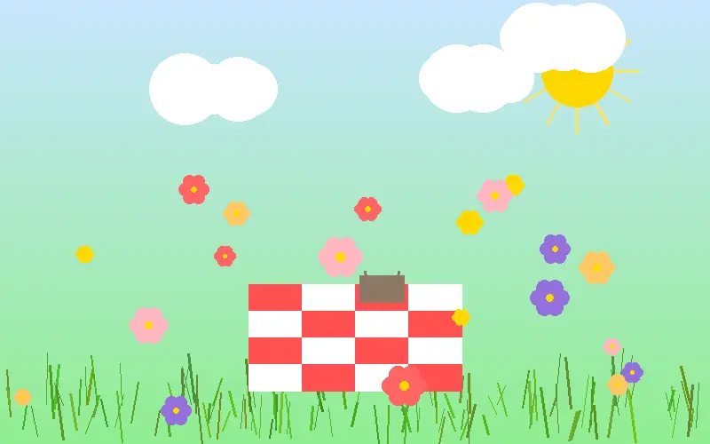 莫奈花园风格野餐布置 - 17c.5c-起草